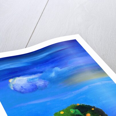 Silver Lining over the Orange Tree by Nancy Moniz Charalambous