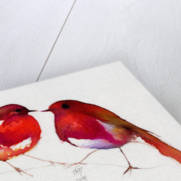 Two Little Ink Birds, 2014 by Nancy Moniz Charalambous