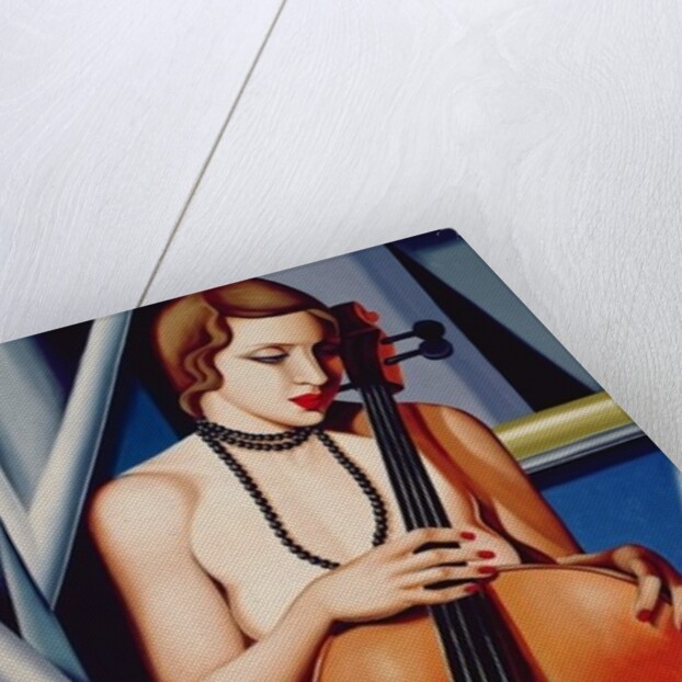 Woman with Cello, 2001 by Catherine Abel