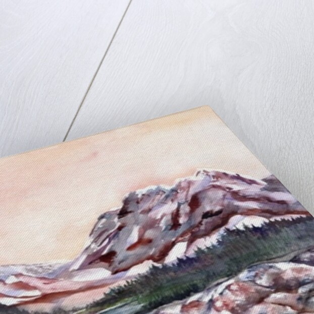 Rocky Hills and water, 2002 by Neela Pushparaj