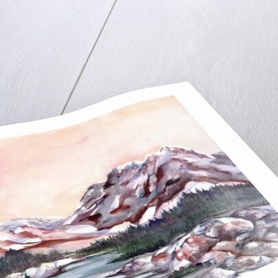 Rocky Hills and water, 2002 by Neela Pushparaj