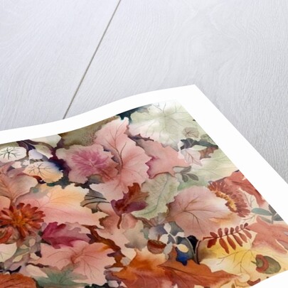 Autumn Leaves and flowers by Neela Pushparaj