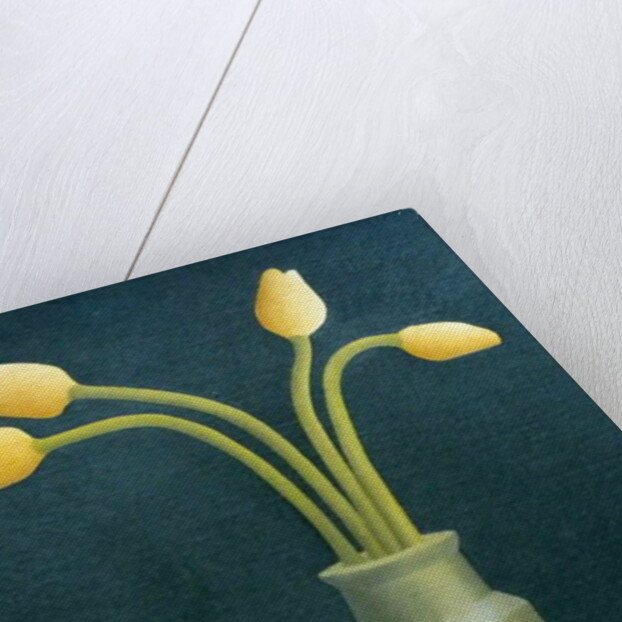 Four Yellow Tulips, 1982 by Ann Brain