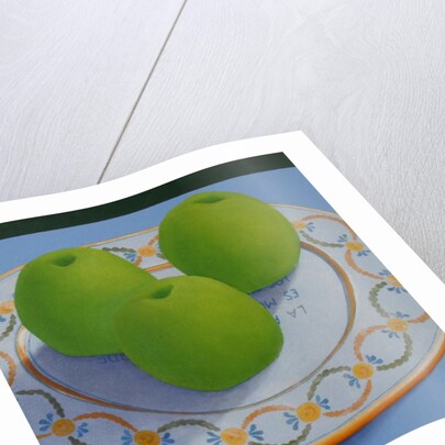 Three Green Apples, 2009 by Ann Brain