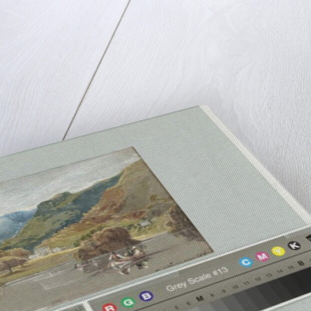 Brathay Hall, 1808 by John Harden