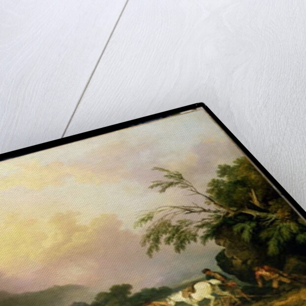 Belle Isle, Windermere, in a Calm, 1786 by Philip James de Loutherbourg