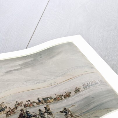 The High Sheriff of Lancashire Crossing Morecambe Sands by Thomas Sunderland