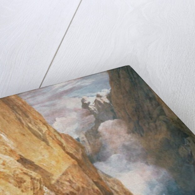 Passage of Mount St. Gotthard from the Devil's Bridge, 1804 by Joseph Mallord William Turner