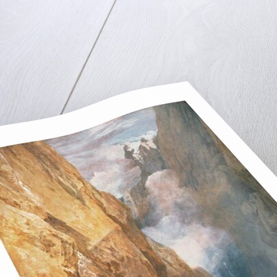 Passage of Mount St. Gotthard from the Devil's Bridge, 1804 by Joseph Mallord William Turner