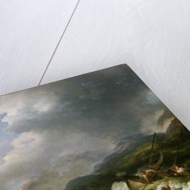 Belle Isle Windermere in a Storm by Philip James de Loutherbourg