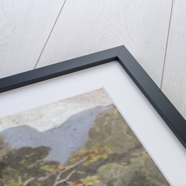 Couple with a spaniel by John Harden