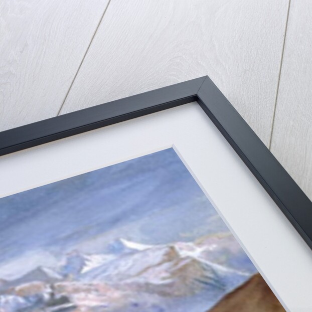 View from my window at Mornex where I stayed a year, 1862 by John Ruskin