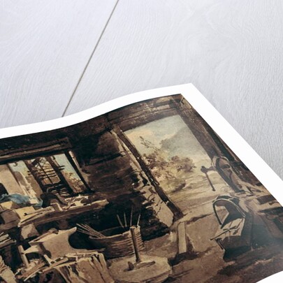 Interior of the Smithy, Ambleside by John Harden