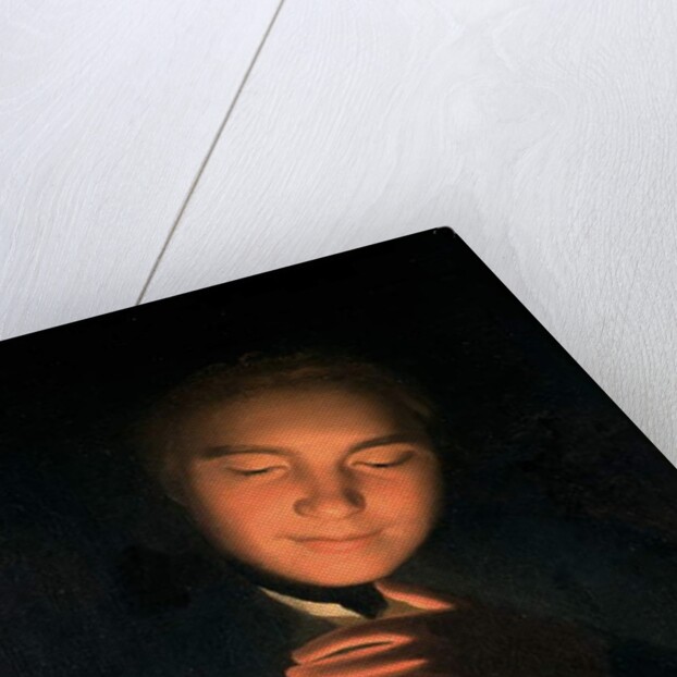 The artist's brother James, holding a candle, 1761 by George Romney