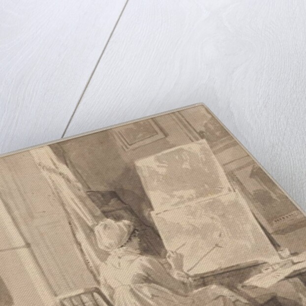 Jessy copies a picture by John Harden