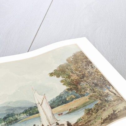 Lily of the Valley Island, Lake Windermere, Lake District, Cumbria, 1827 by John Harden