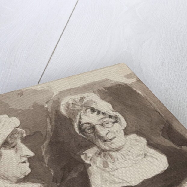 Two views of Mrs H by John Harden