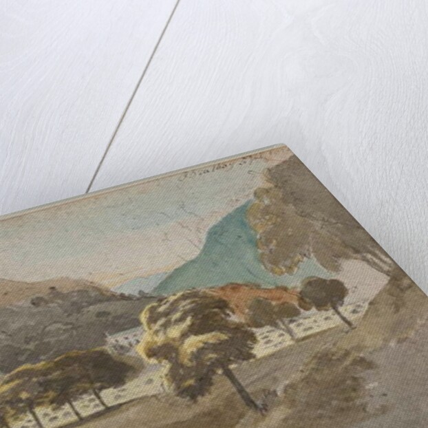 Fields outside Brathay, 1812 by John Harden