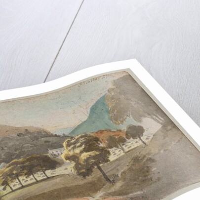 Fields outside Brathay, 1812 by John Harden