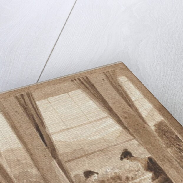 Drawing Room Windows, Brathay Hall, 1831 by John Harden