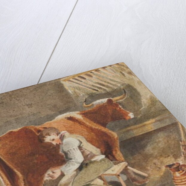 Jessy paints cows by John Harden