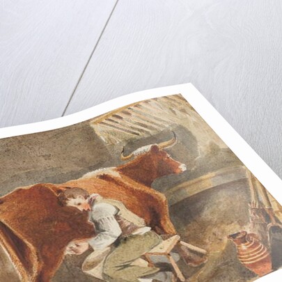 Jessy paints cows by John Harden