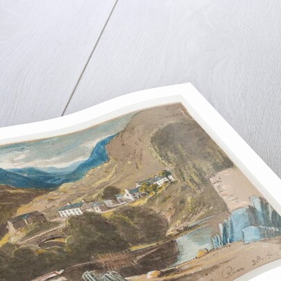 Slate wharf at Clappersgate, 1817 by John Harden