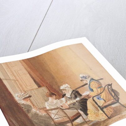 Reading and weaving by John Harden