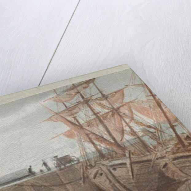 Ships at Whitehaven by John Harden