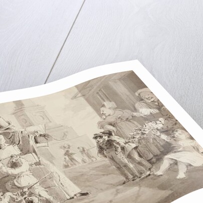 Luggage chaos at Whitehaven, 1829 by John Harden