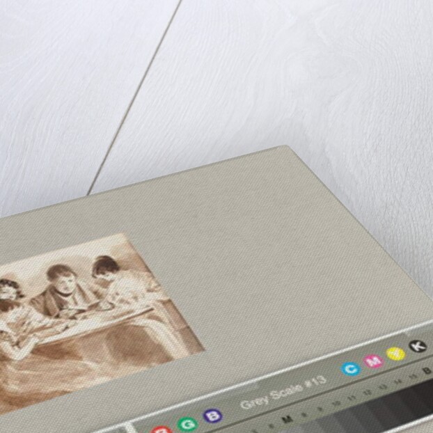 Jessy reading with Sophia, 1824 by John Harden