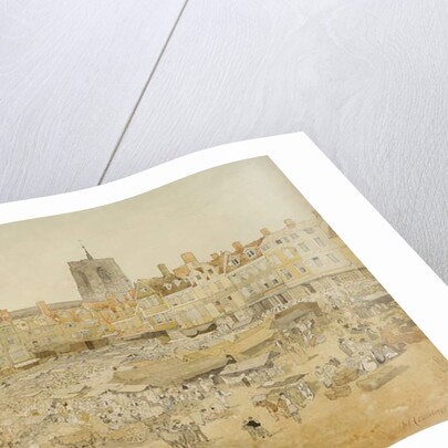 The Market Place, Norwich, taken from Mr Cooper's, 1807 by John Sell Cotman