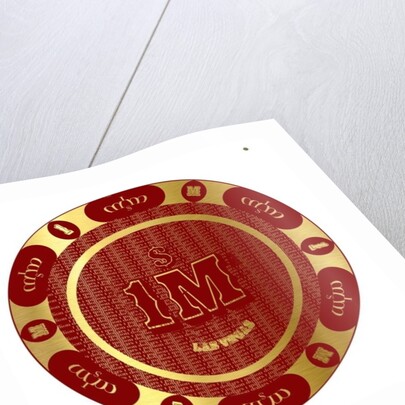 PokerChip 1M, 2015 by Francois Domain