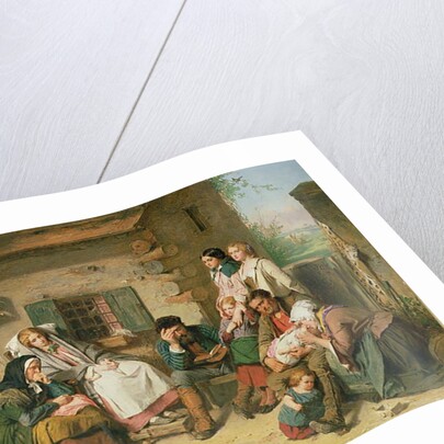 Scottish Settlers in North America by Thomas Faed