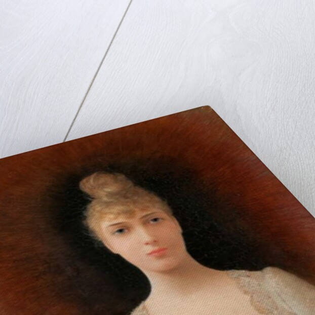 Portrait of a Flaxen-Haired Woman by Georges Croegaert