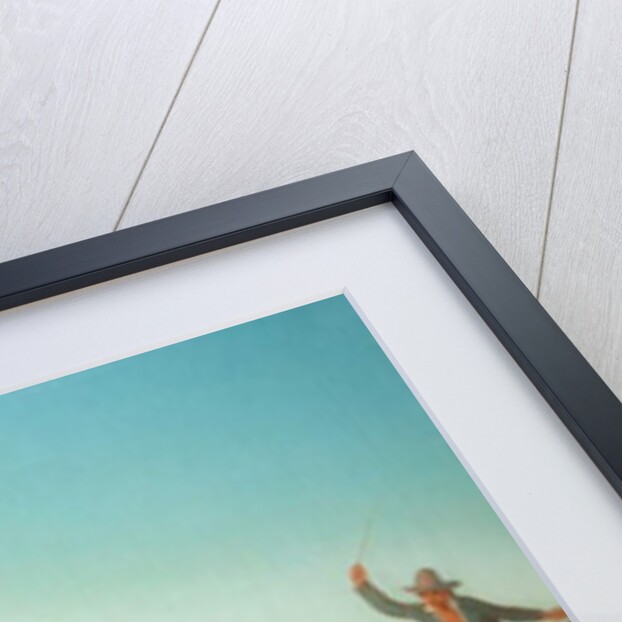 Italian Child with Donkey and Hay by A. Malone