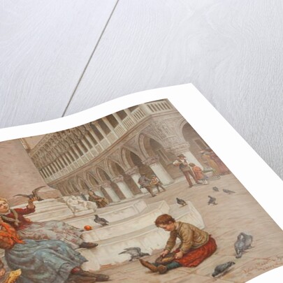 Pigeons of Venice by Antonio Paoletti