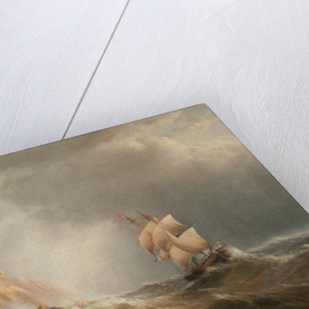 Rocky Coastal Scene by Edward King Redmore