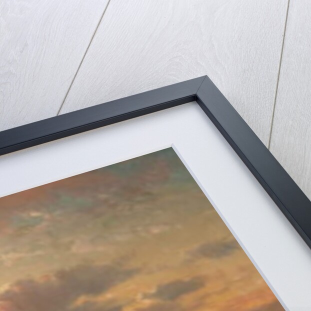 Dutch Sunset Scene, 1873 by Charles Euphrasie Kuwasseg