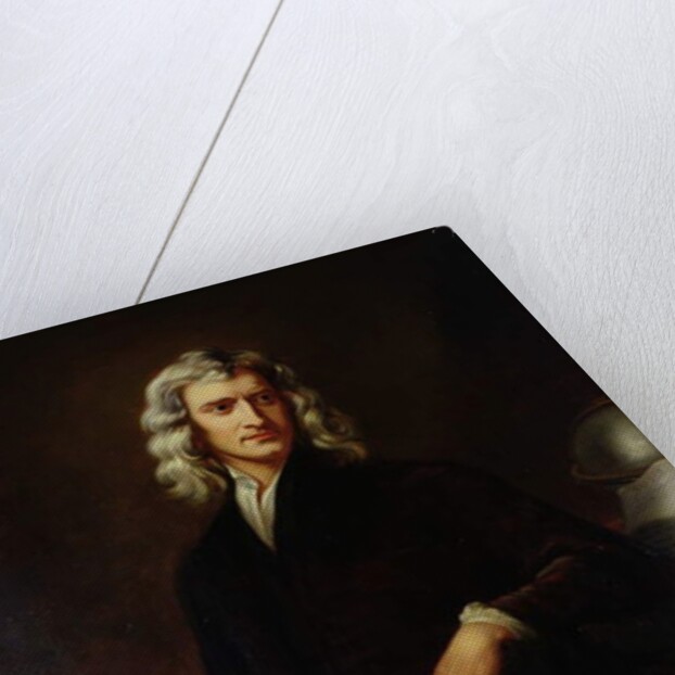 Portrait of Sir Isaac Newton 1847 by Goldschmit