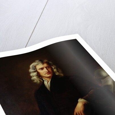Portrait of Sir Isaac Newton 1847 by Goldschmit