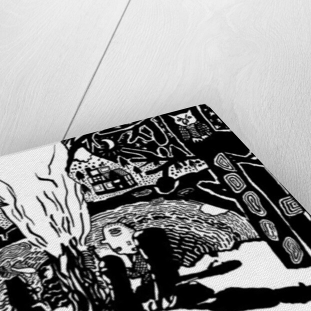 fire in the woods, 2014 by Pat Macdonald