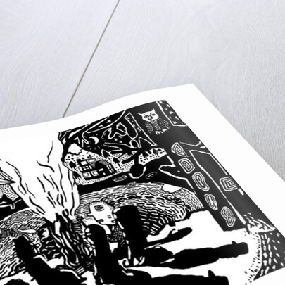 fire in the woods, 2014 by Pat Macdonald