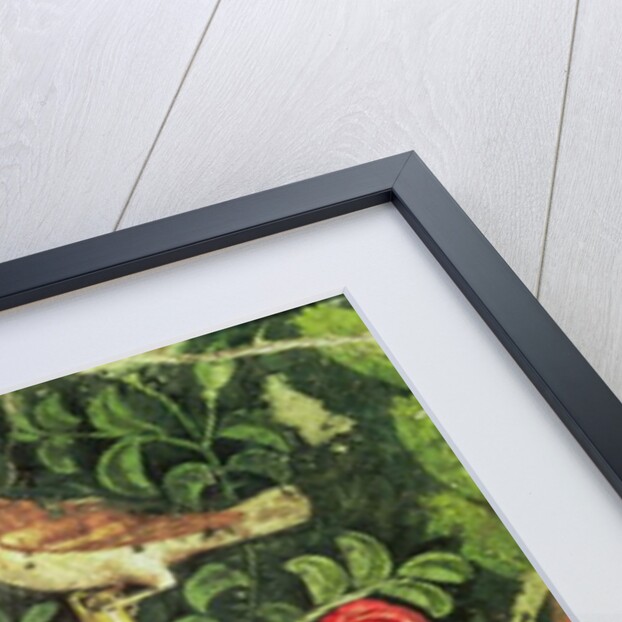 Wall painting of a bird in a garden, Pompeii, 1st century AD by Anonymous