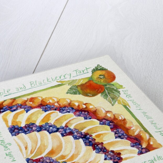 Apple blackberry tart, 2014 by Jennifer Abbott