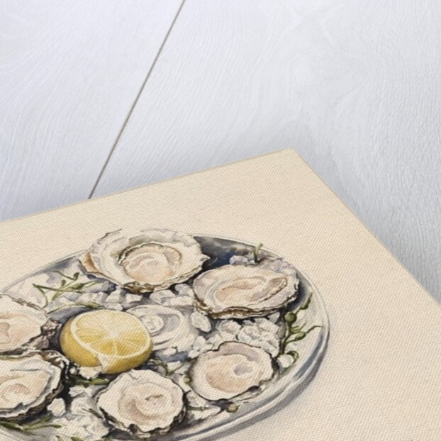 A Plate of Oysters, 2012 by Alison Cooper