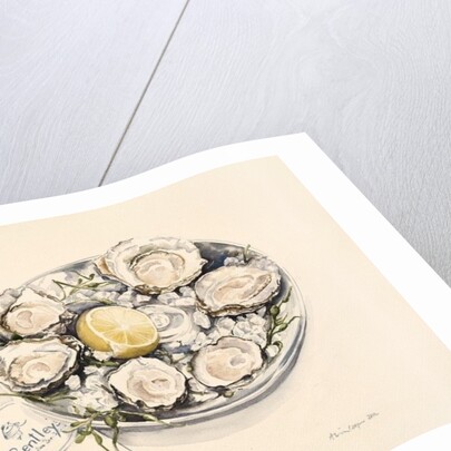 A Plate of Oysters, 2012 by Alison Cooper
