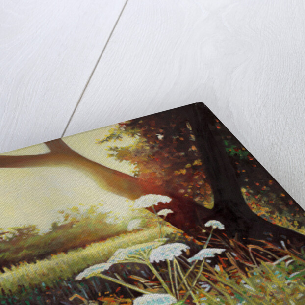 Golden Riverbank, 2014 by Helen White