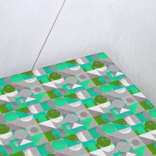 Toy Blocks small - green, 2013 by Laurence Lavallee