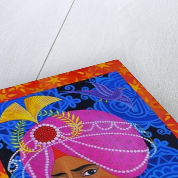Maharaja with Pink Turban, 2012 by Jane Tattersfield